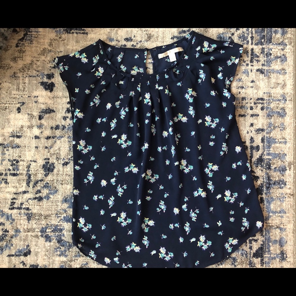 Lauren Conrad Floral Blouse